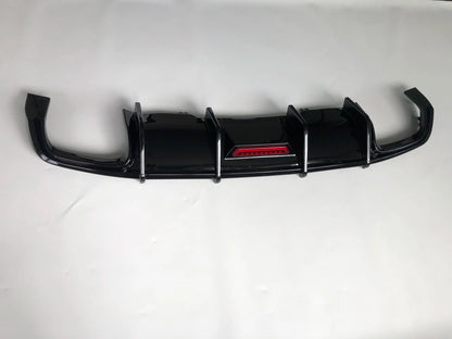 💫ART.4595 Diffusore ABS (Nero Lucido) adatto per Audi A4 S4 S-Line 2017-2019💫