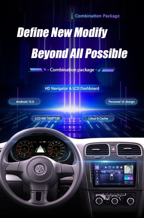 💫ART.3970 Cockpit digitale LCD per VW T5.1 2010-2015 Caravel le / Transporter💫