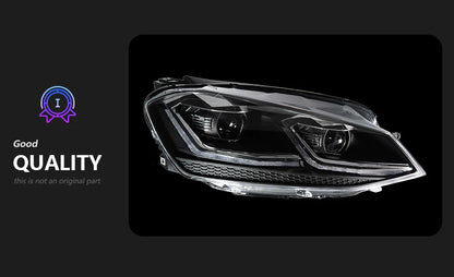 💫ART.3821 Fari Anteriori LED (dinamici) per VW Golf 7 MK7 2013-2016💫