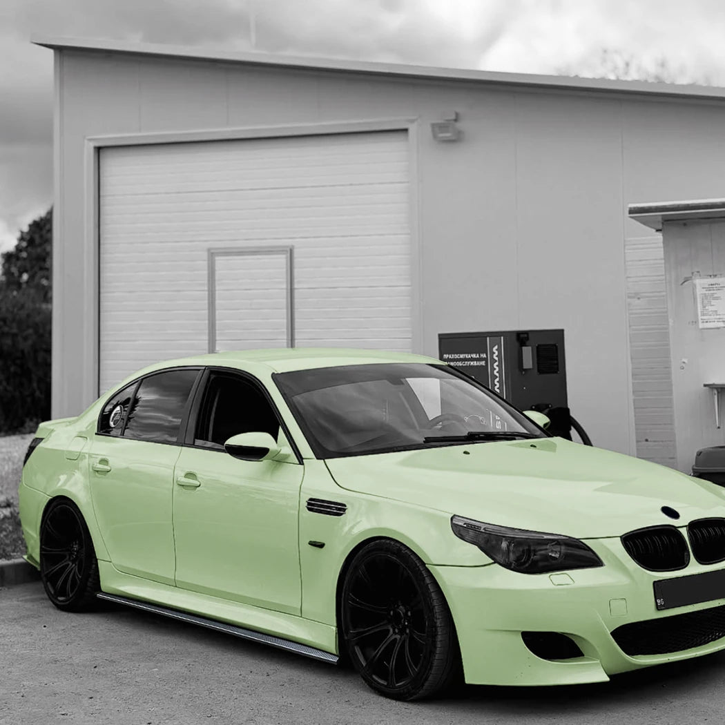 💫 Sotto minigonne per BMW Serie 5 E60 E61 M Sport 2005-2010 Carbon Look💫