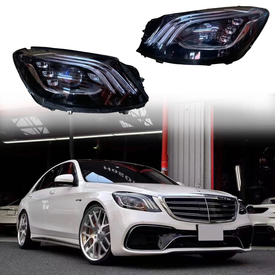 💫ART.4855 Fari Anteriori LED per Mercedes Classe S, AMG, Maybach 2018-2020💫