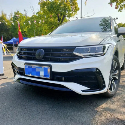 💫ART.5078 Kit Modanature Paraurti Anteriore per Tiguan MK2 22-23 Nero Lucido💫