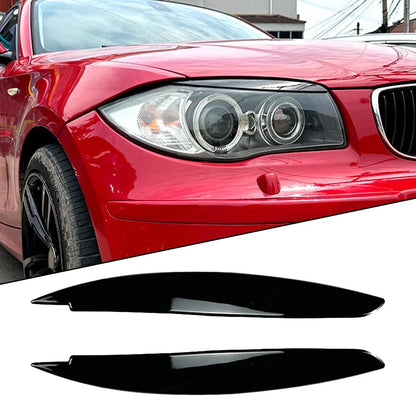💫ART.8063 2 Coprifari (Palpebre) in Fibra di Carbonio per BMW Serie 1 04-13💫