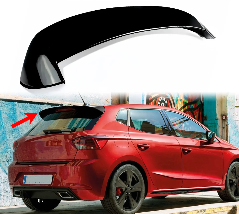 💫ART.5107 Spoiler Tetto per Seat Ibiza MK5 F6 Hatchback 2017-2023💫