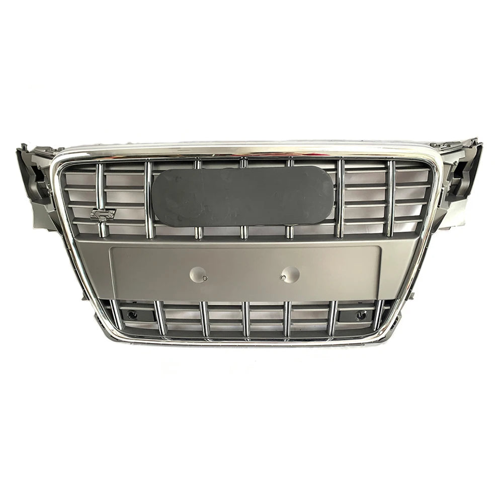 💫ART.8482 Griglia Anteriore Nero Lucido / Cromato stile S4 per Audi A4 09-12💫