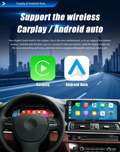 💫ART.5255 12.3 ''  Virtual Cockpit LCD per BMW Serie 1 / 5 / 6 / X4 / X5 / X6💫