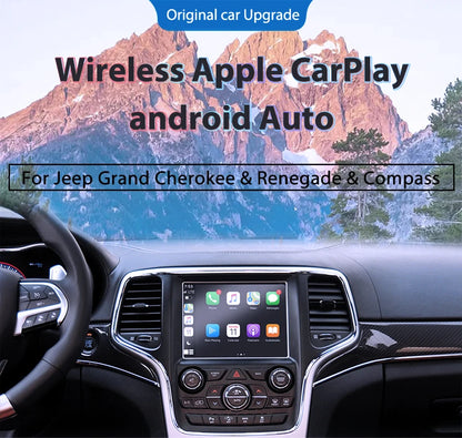 💫ART.3996 CarPlay Wireless Jeep Grand Cheokee / Renegade / Compass 2014-2019💫