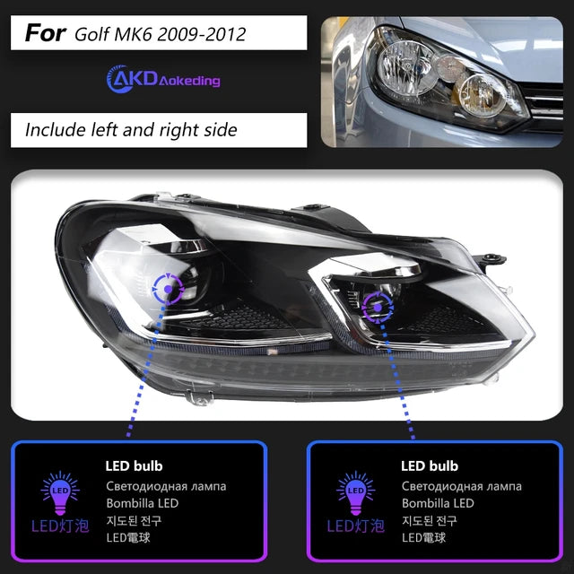 💎HEADLIGHTS SUITABLE FOR VW Golf 6 MK6 2009-2012 💎