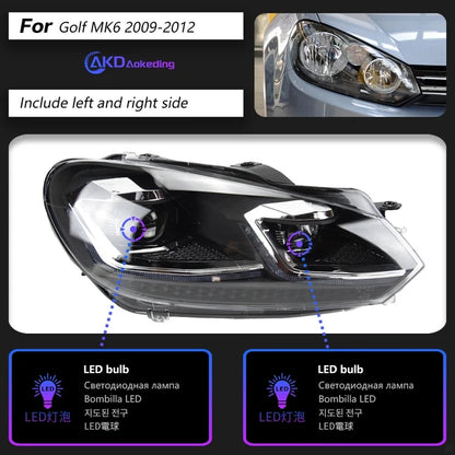 💎HEADLIGHTS SUITABLE FOR VW Golf 6 MK6 2009-2012 💎