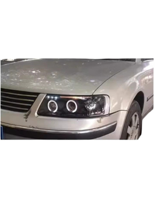 ⭐Headlight set 91-94 CLEAR GLASS/CHROME Suitable for Audi 80 Lim/Avant (B4) ⭐