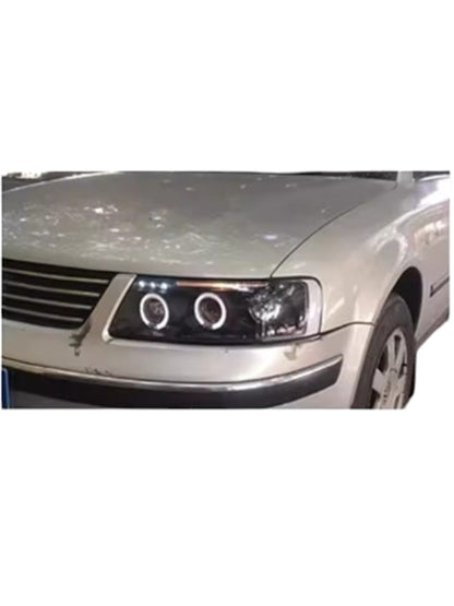 ⭐Headlight set 91-94 CLEAR GLASS/CHROME Suitable for Audi 80 Lim/Avant (B4) ⭐
