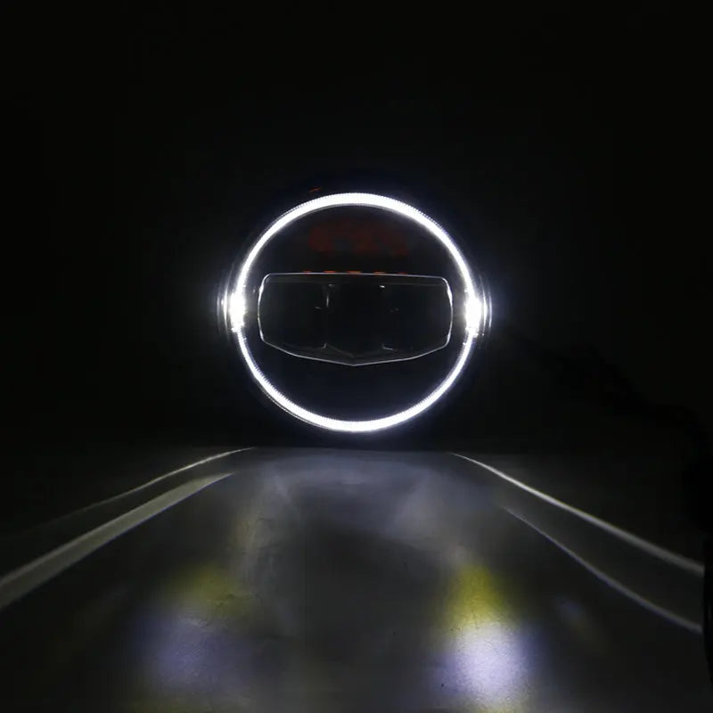 💫ART.4876 Fari Anteriori LED (Halo) per Jeep Wrangler JK TJ CJ💫