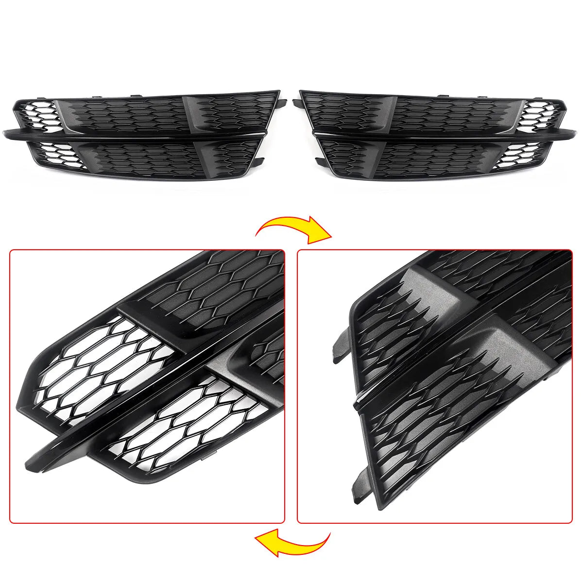 💫ART.4686 Coperchio Fanale Fendinebbia per Audi A6 C7 S-Line S6 2015-2018💫