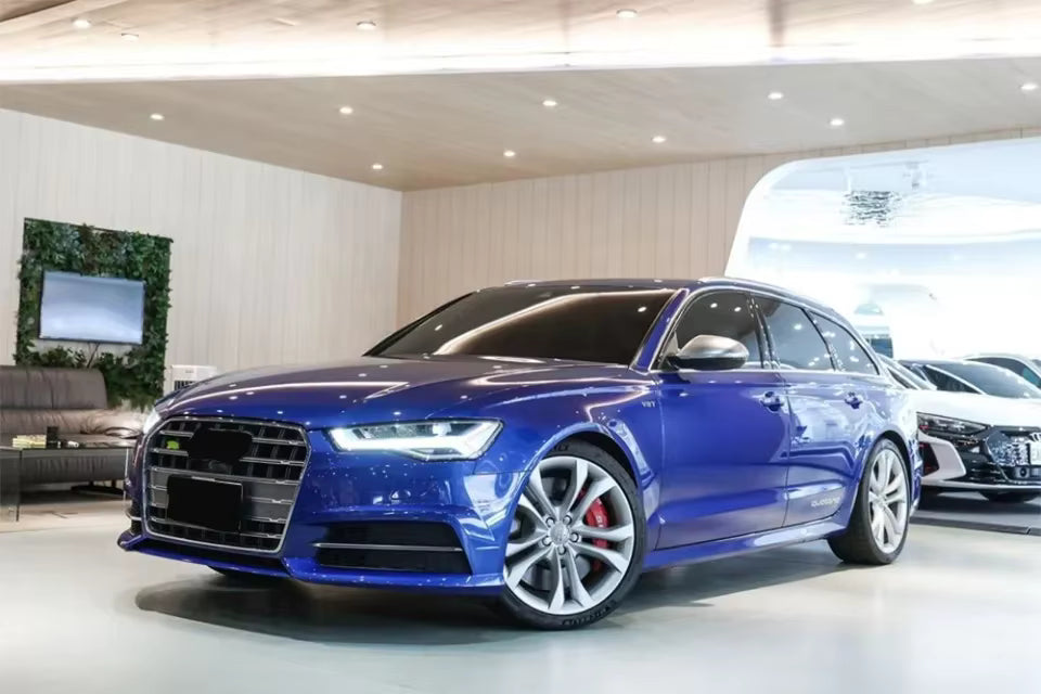 💫ART.4707 Griglia (Nero/Chromato) per Audi A6 S6 C7 2016-2018 RS6 Style💫