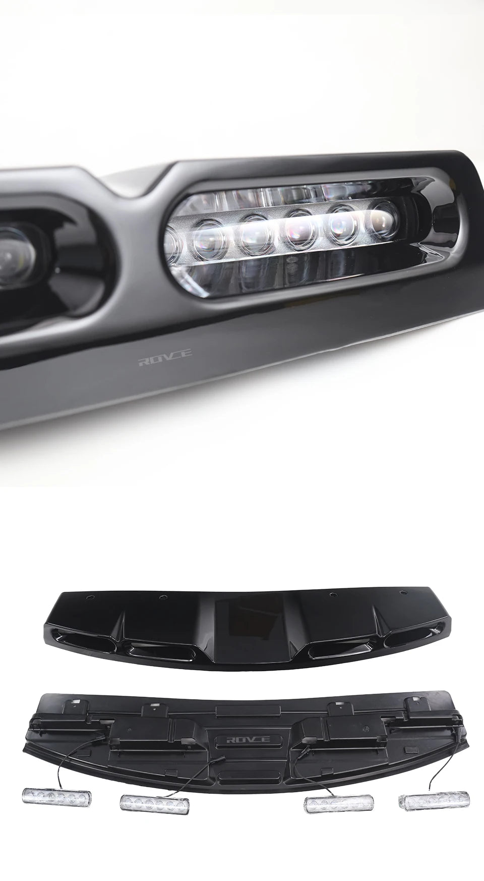 💫ART.8466 Barra Luminosa sul Tetto DRL LED per Land Rover Defender 90 110 2020+💫