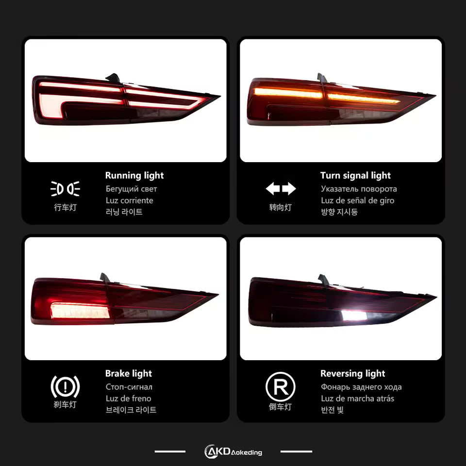FARI POSTERIORI ADATTO PER AUDI A3 8V 2017+