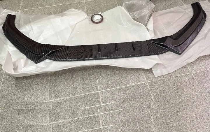 💫ART.8183 Splitter Anteriore Fibra di Carbonio per Audi A4 B9 S-Line Sedan 16-19💫