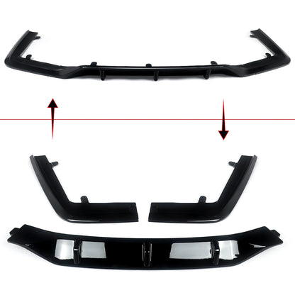 💫ART.8460 Diffusore look M Performance per BMW serie 7 G11 G12 Nero Lucido💫