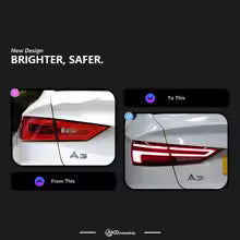 FARI POSTERIORI ADATTO PER AUDI A3 8V 2017+