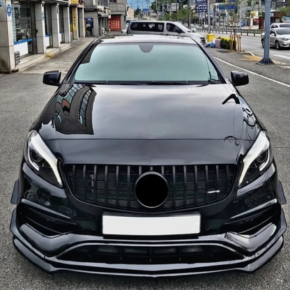 💫ART.4820 Splitter per Mercedes A Class W176 AMG 12-18 Nero lucido / Carbonio💫