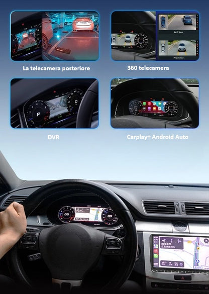 💫ART.3424 Cockpit virtuale digitale LCD per VW Scirocco 2004-2016💫