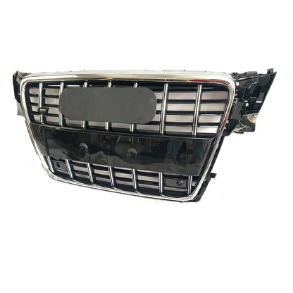 💫ART.8482 Griglia Anteriore Nero Lucido / Cromato stile S4 per Audi A4 09-12💫