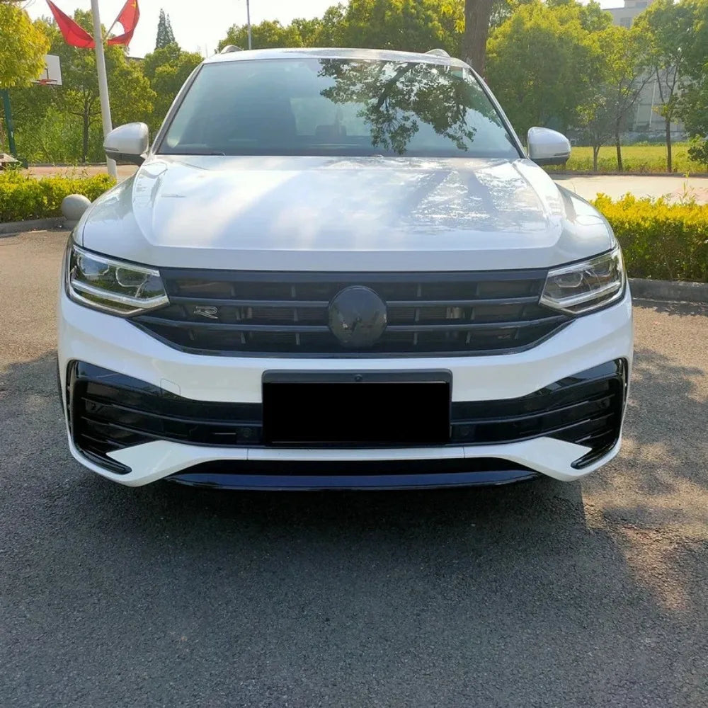 💫ART.5078 Kit Modanature Paraurti Anteriore per Tiguan MK2 22-23 Nero Lucido💫
