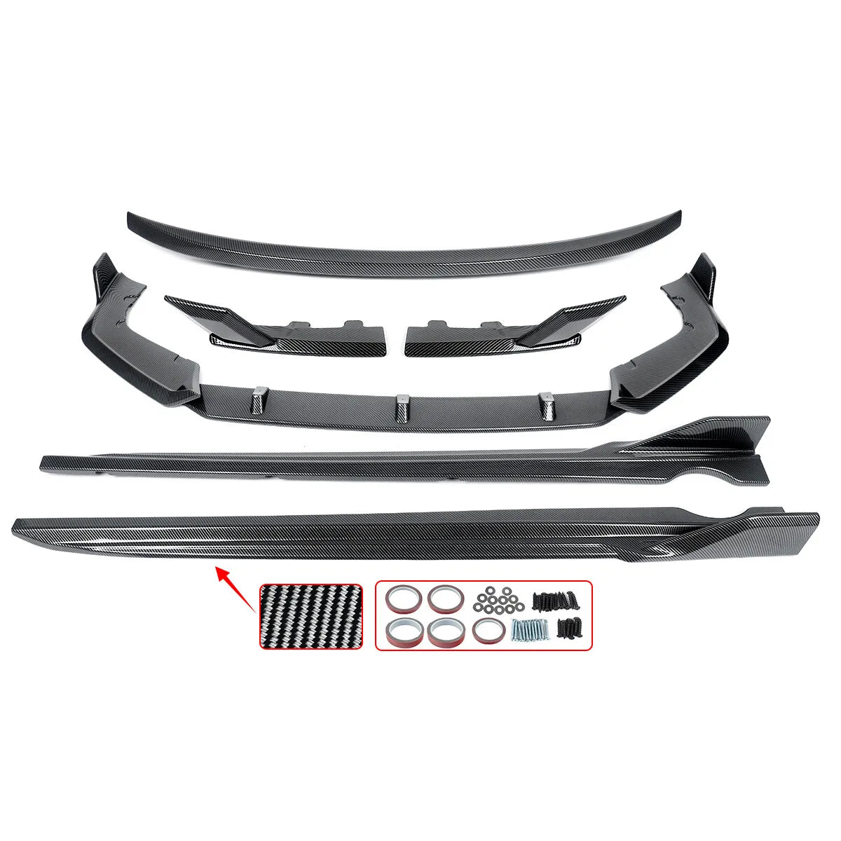 💫ART.8170 Bodykit Stile Carbonio adatto per BMW X5 G05 X5M 2019-2022💫