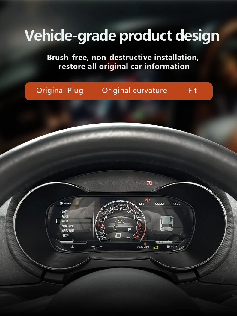💫ART.3425 Cockpit virtuale digitale LCD per Audi Q3 2011-2018💫