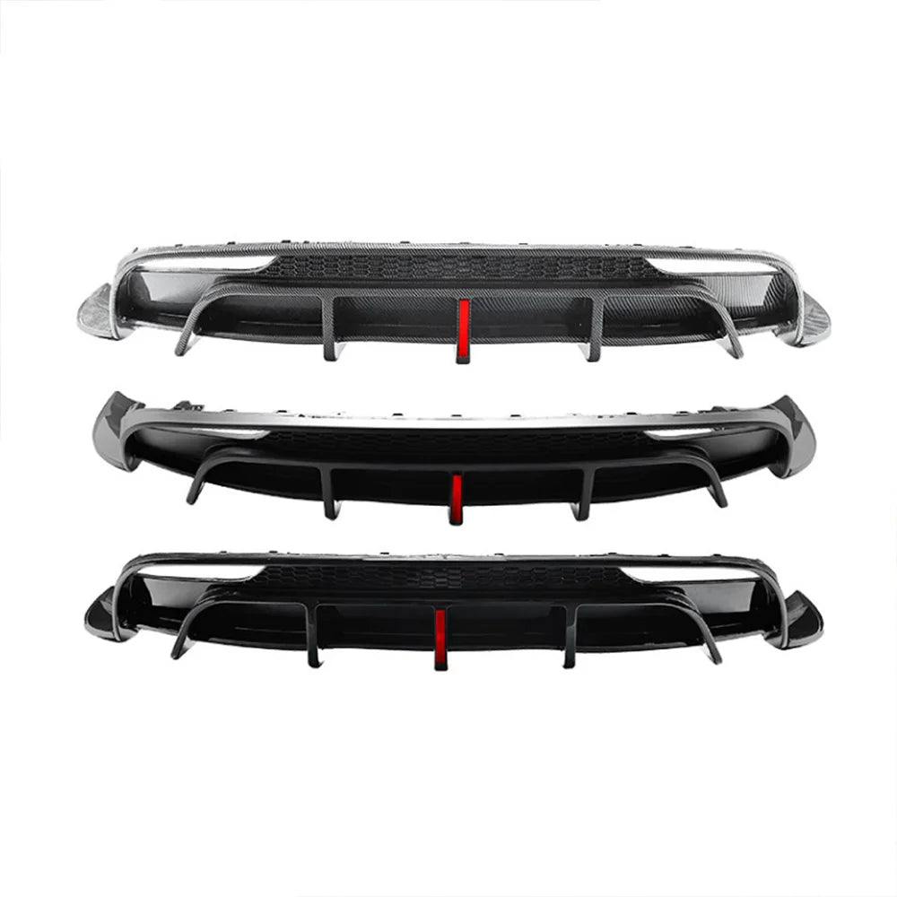 💫ART.4677 Diffusore per Tesla Model 3 2024 2025 (Nero Opaco/Lucido/Carbonio)💫