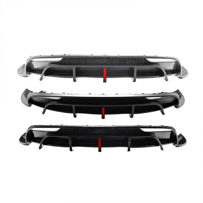 💫ART.4677 Diffusore per Tesla Model 3 2024 2025 (Nero Opaco/Lucido/Carbonio)💫