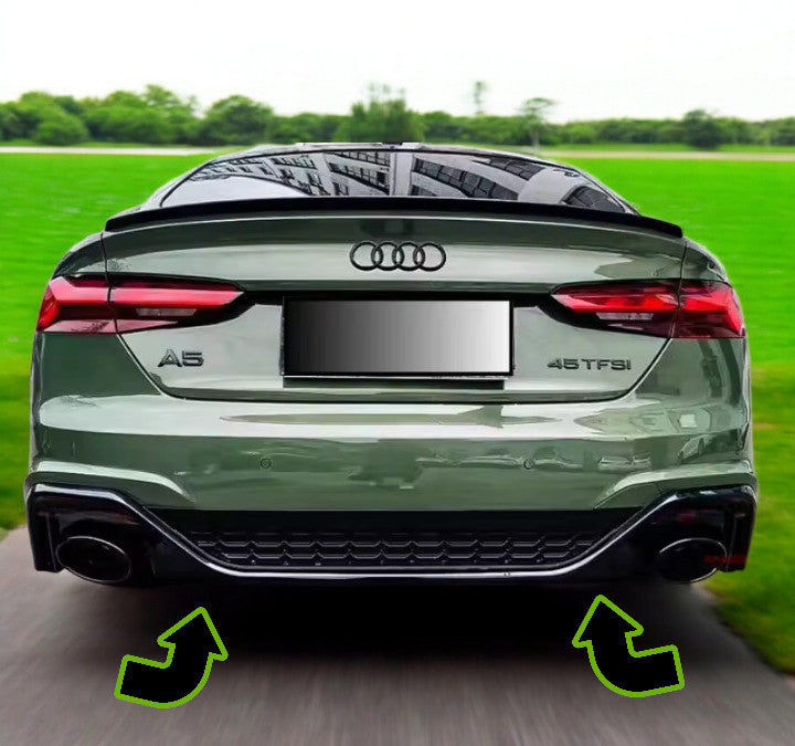 🔥Diffusore adatto per Audi a5 f5 2019+ lift coupe +sportback LOOK rs5 nero lucido🔥