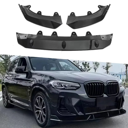 💫ART.5070 Splitter Anteriore per Bmw X3 G01 X4 G02 M-Pack 2022-2024💫