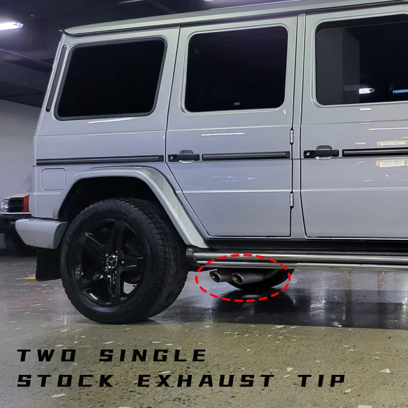💫ART.4821 (4 pezzi/lotto) TERMINALI DI SCARICO M.BENZ G-Class W463 G550 G63💫