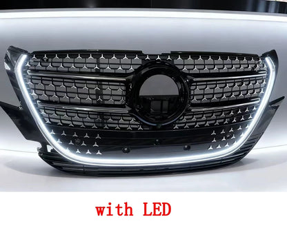 💫ART.8101 Griglia Radiatore LED Stile M Pre-Facelift per M.Benz Vito Metris W448 💫