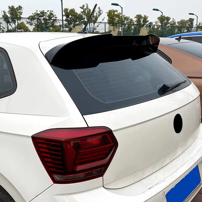 💫ART.8224 Spoiler Stile GTI per Volkswagen VW Polo MK6 2018-2021 Nero Lucido💫