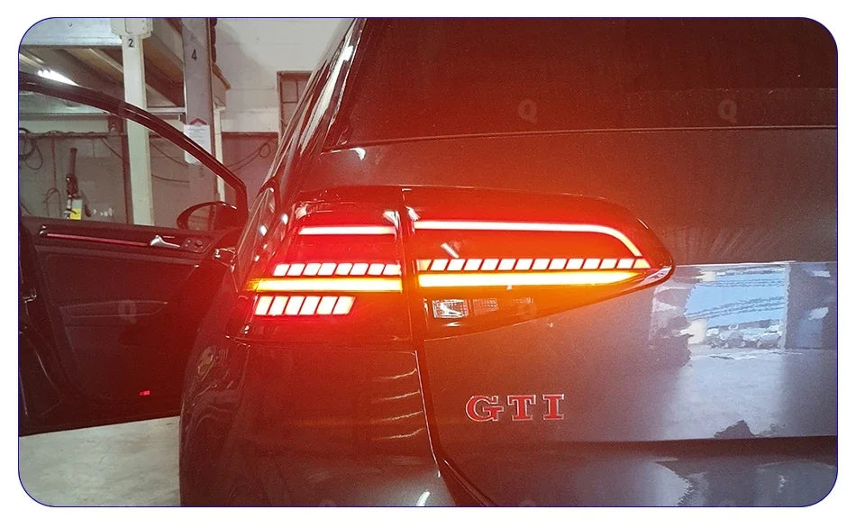 💥ART.3992 FANALI POSTERIORI LED DINAMICI PER VW GOLF 7 2013-2021 7.5 UPGRADE💥