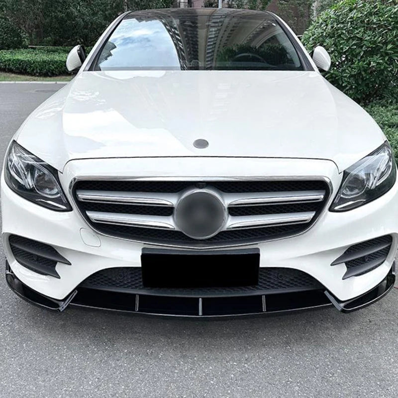 💫ART.5181 Splitter Anteriore Per Mercedes Classe E / AMG 16-20 Nero Lucido💫