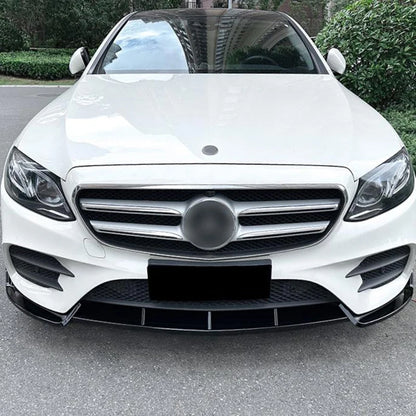 💫ART.5181 Splitter Anteriore Per Mercedes Classe E / AMG 16-20 Nero Lucido💫