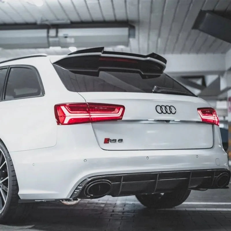 💫ART.8001 Spoiler Posteriore Stile MAXTON per Audi RS6 Avant C7 2013-2017💫
