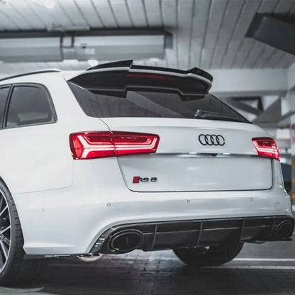 💫ART.8001 Spoiler Posteriore Stile MAXTON per Audi RS6 Avant C7 2013-2017💫