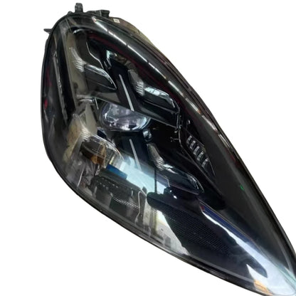 💫ART.4863 Fari Anteriori Linea Argento Fumé per Porsche Cayenne 9Y0 2019-2023💫