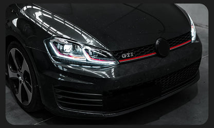 💥ART.3976 FARI LED AKD PER VW GOLF 7 MK7 2013-2016 DRL LENTE DINAMICA💥