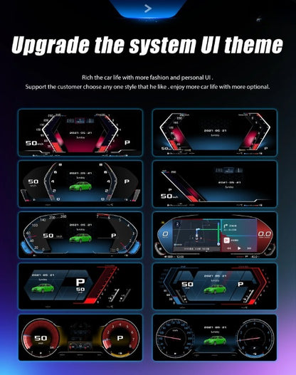 💫ART.3964 Linux Cockpit virtuale digitale LCD BMW X5 Series E70 E71 2006-2013💫