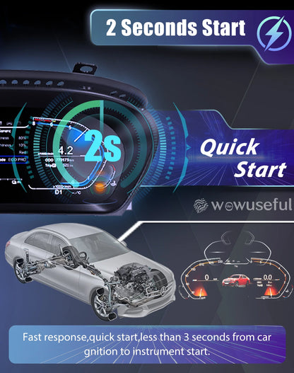 💫ART.5255 12.3 ''  Virtual Cockpit LCD per BMW Serie 1 / 5 / 6 / X4 / X5 / X6💫