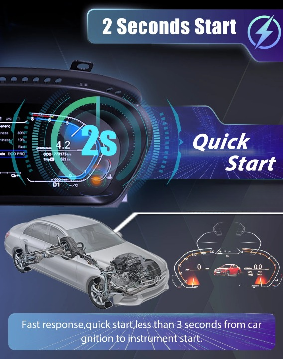 💫ART.3435 Cockpit virtuale digitale LCD BMW 1/2 Series F20 F52 F48 F49 13-20💫