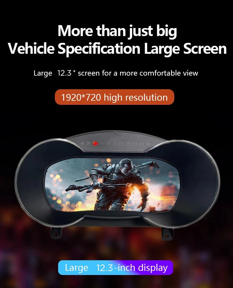 💫ART.3425 Cockpit virtuale digitale LCD per Audi Q3 2011-2018💫