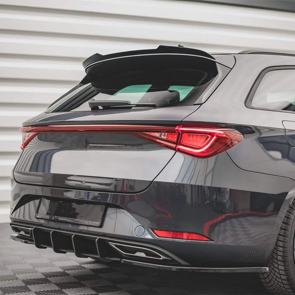 💫ART.8455 Spoiler sul Tetto per Seat Leon MK4 4 porte HB Nero Lucido 2021-2025💫