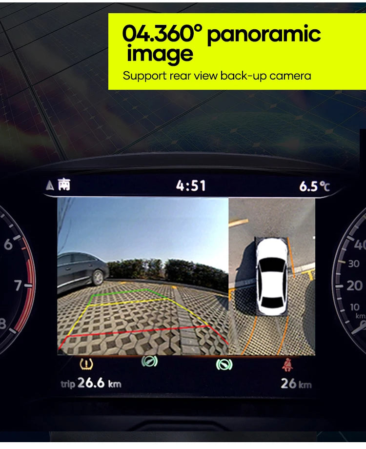 💫ART.3427 Cockpit virtuale digitale LCD per VW Golf 6 MK6 2010-2014💫