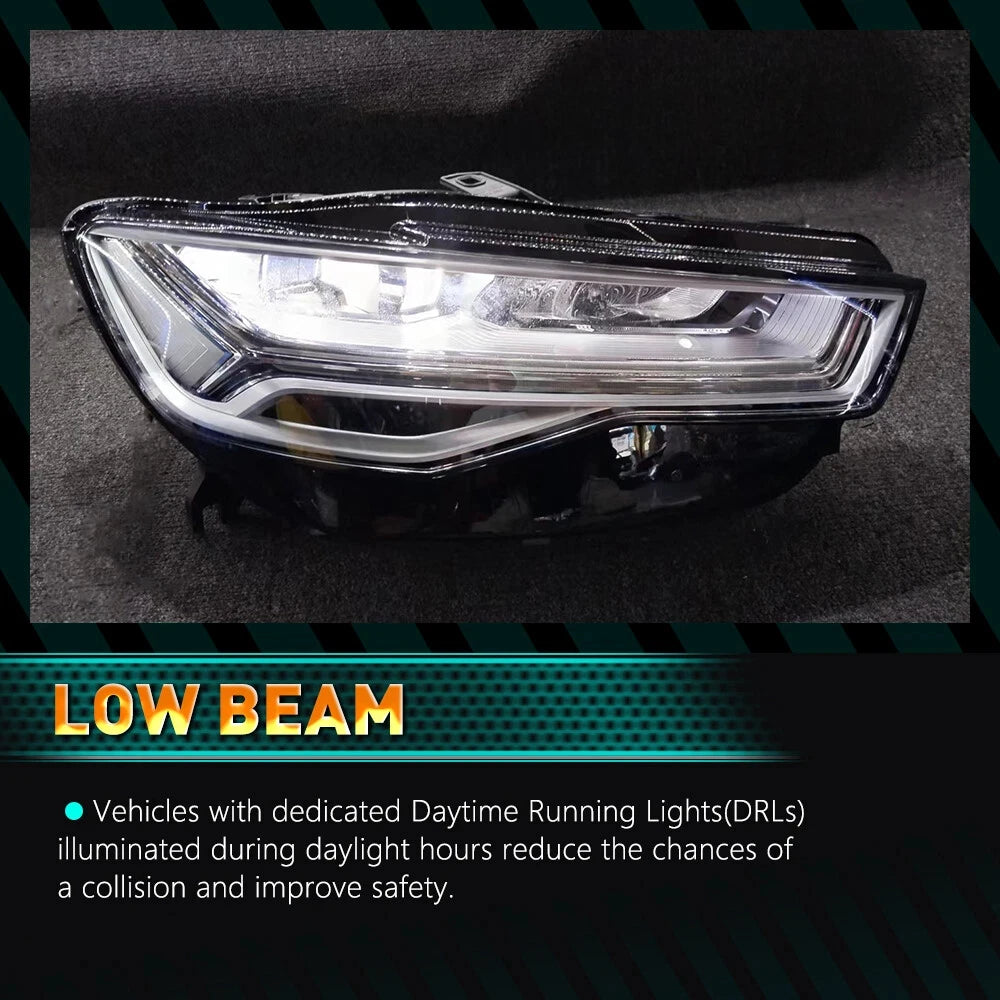 💥ART.3664 FARI XENON LED ORIGINALI PLUG & PLAY PER AUDI A6 S6 C7 2012-2018 💥